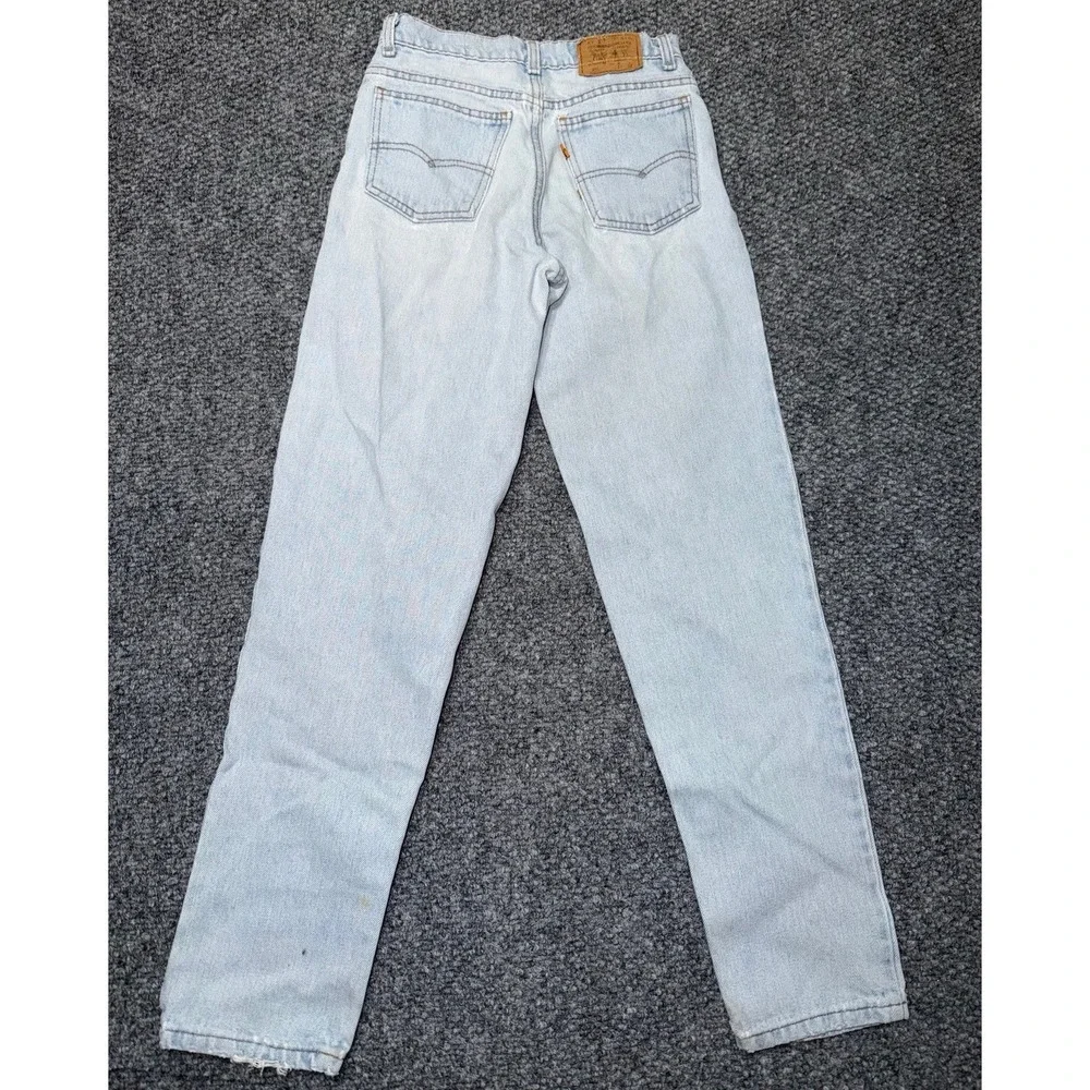 Vintage Levi's 505 Orange Tab Light Wash Jeans W28 L32‎